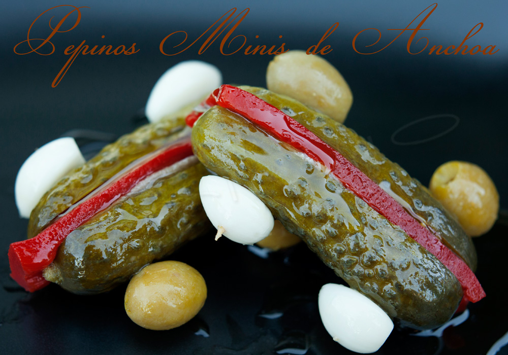 Pepinos Rellenos de Anchoa